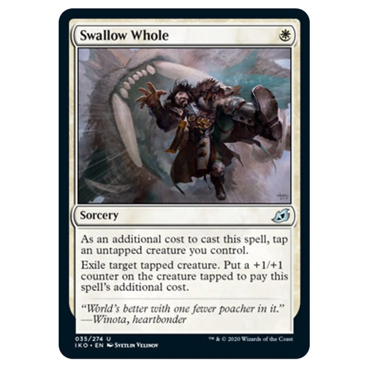 Magic The Gathering - Ikoria Lair of Behemoths - Swallow Whole - 35/274