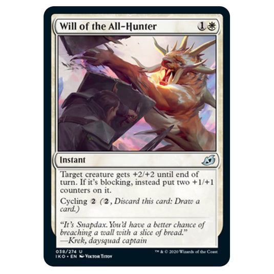 Magic The Gathering - Ikoria Lair of Behemoths - Will of the All-Hunter - 38/274