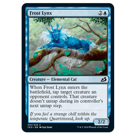 Magic The Gathering - Ikoria Lair of Behemoths - Frost Lynx - 51/274