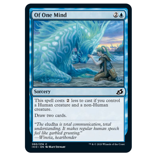 Magic The Gathering - Ikoria Lair of Behemoths - Of One Mind - 60/274