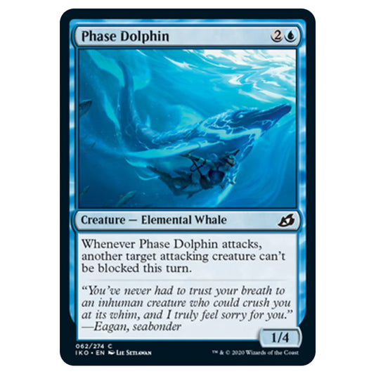 Magic The Gathering - Ikoria Lair of Behemoths - Phase Dolphin - 62/274