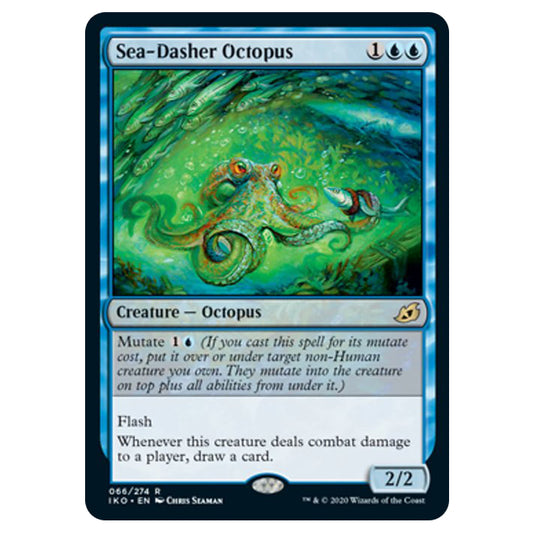 Magic The Gathering - Ikoria Lair of Behemoths - Sea-Dasher Octopus - 66/274