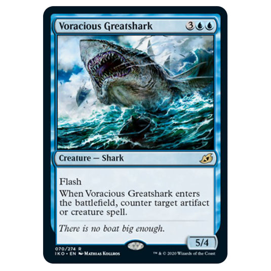 Magic The Gathering - Ikoria Lair of Behemoths - Voracious Greatshark - 70/274