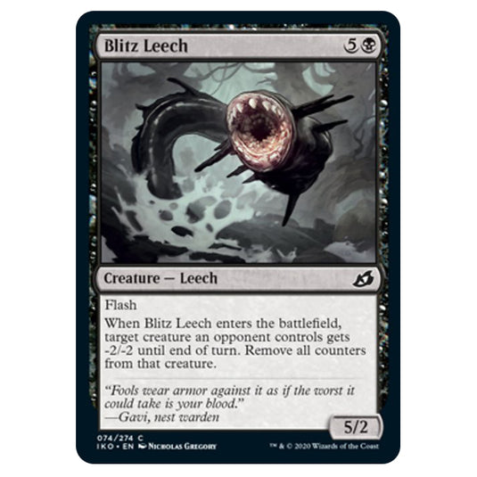 Magic The Gathering - Ikoria Lair of Behemoths - Blitz Leech - 74/274