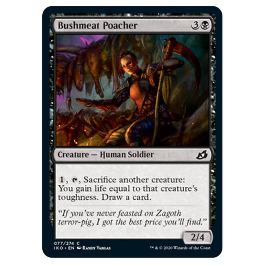 Magic The Gathering - Ikoria Lair of Behemoths - Bushmeat Poacher - 77/274