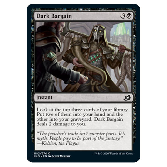 Magic The Gathering - Ikoria Lair of Behemoths - Dark Bargain - 82/274