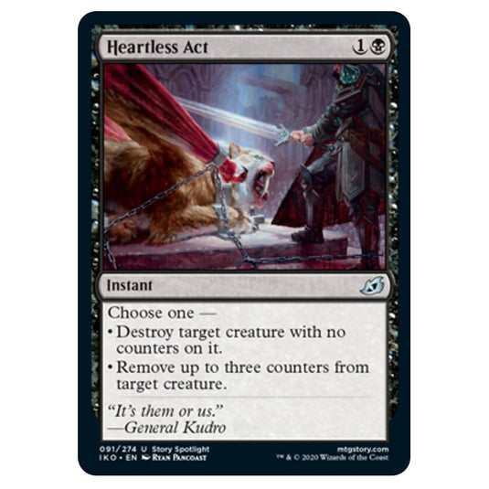 Magic The Gathering - Ikoria Lair of Behemoths - Heartless Act - 91/274