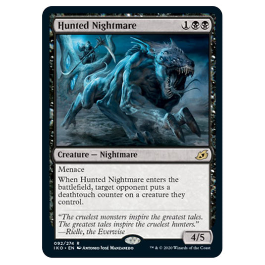 Magic The Gathering - Ikoria Lair of Behemoths - Hunted Nightmare - 92/274