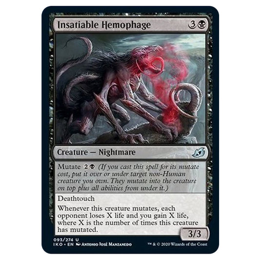 Magic The Gathering - Ikoria Lair of Behemoths - Insatiable Hemophage - 93/274