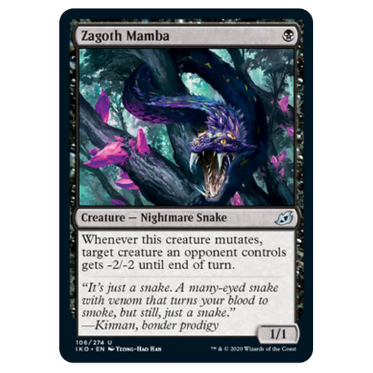 Magic The Gathering - Ikoria Lair of Behemoths - Zagoth Mamba - 106/274