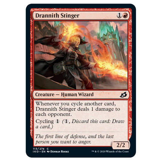 Magic The Gathering - Ikoria Lair of Behemoths - Drannith Stinger - 113/274