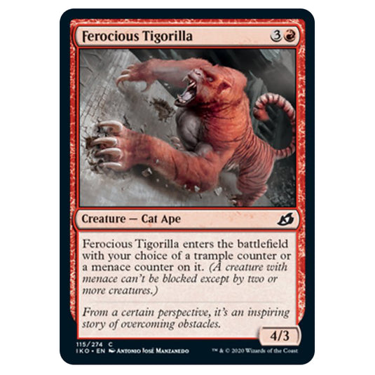 Magic The Gathering - Ikoria Lair of Behemoths - Ferocious Tigorilla - 115/274