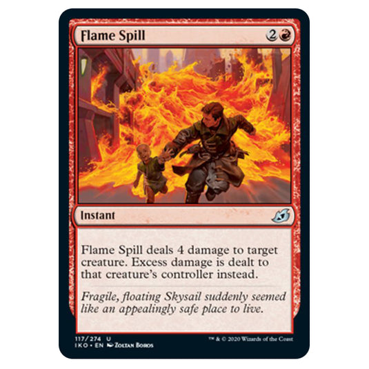 Magic The Gathering - Ikoria Lair of Behemoths - Flame Spill - 117/274