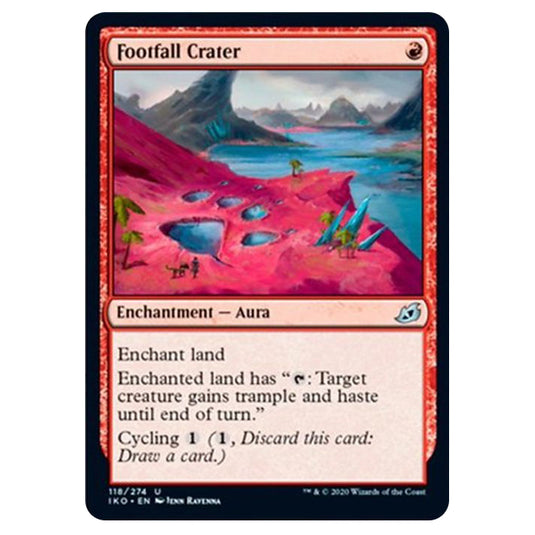 Magic The Gathering - Ikoria Lair of Behemoths - Footfall Crater - 118/274