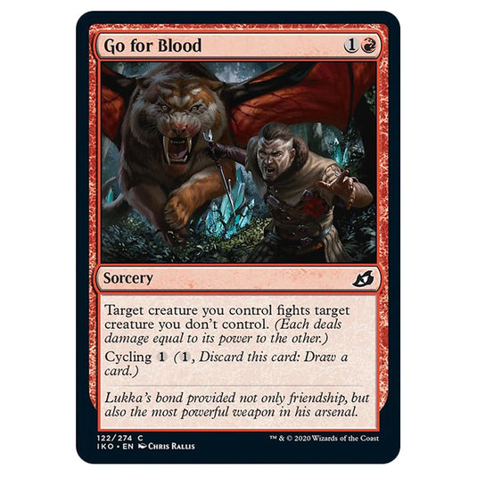 Magic The Gathering - Ikoria Lair of Behemoths - Go for Blood - 122/274