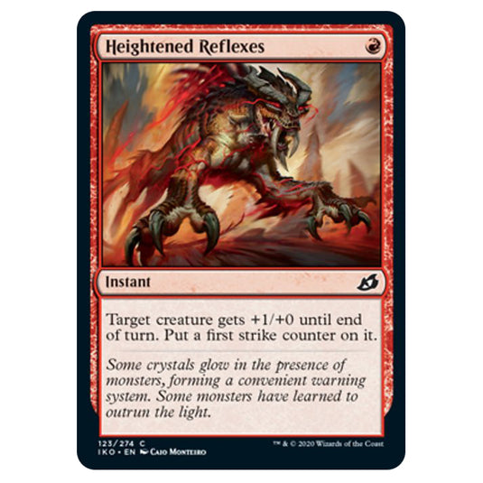 Magic The Gathering - Ikoria Lair of Behemoths - Heightened Reflexes - 123/274