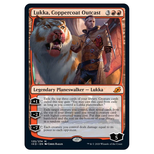 Magic The Gathering - Ikoria Lair of Behemoths - Lukka, Coppercoat Outcast - 125/274