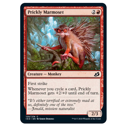 Magic The Gathering - Ikoria Lair of Behemoths - Prickly Marmoset - 129/274