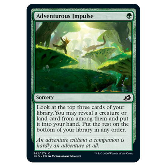 Magic The Gathering - Ikoria Lair of Behemoths - Adventurous Impulse - Magic The Gathering - Ikoria Lair of Behemoths - Adventurous Impulse -