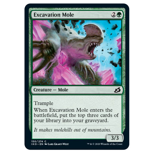 Magic The Gathering - Ikoria Lair of Behemoths - Excavation Mole - 150/274