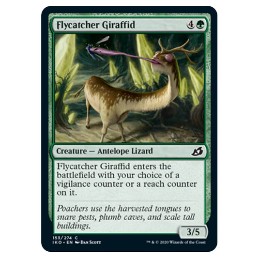 Magic The Gathering - Ikoria Lair of Behemoths - Flycatcher Giraffid - 153/274