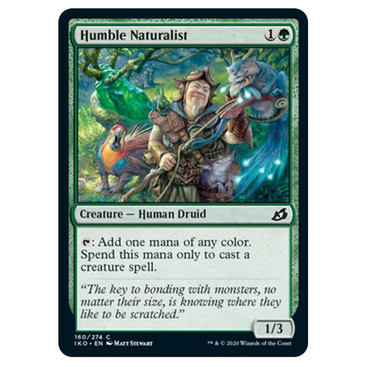 Magic The Gathering - Ikoria Lair of Behemoths - Humble Naturalist - 160/274