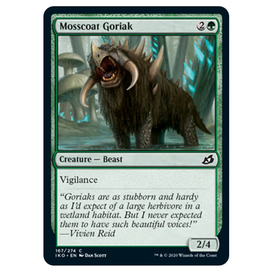 Magic The Gathering - Ikoria Lair of Behemoths - Mosscoat Goriak - 167/274