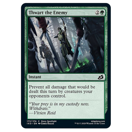 Magic The Gathering - Ikoria Lair of Behemoths - Thwart the Enemy - 173/274