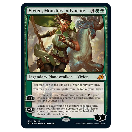 Magic The Gathering - Ikoria Lair of Behemoths - Vivien, Monsters' Advocate - 175/274