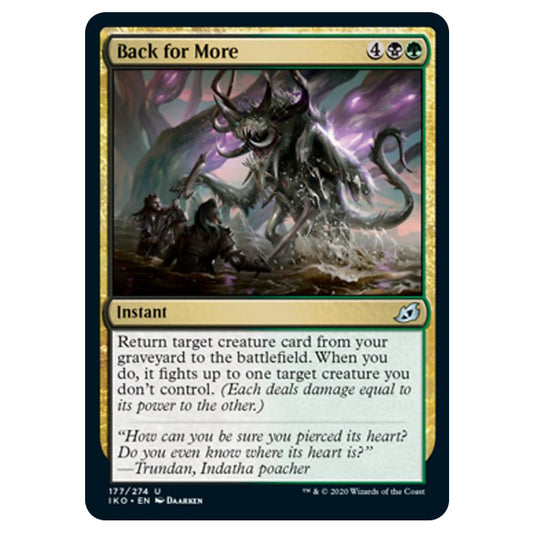 Magic The Gathering - Ikoria Lair of Behemoths - Back for More - 177/274