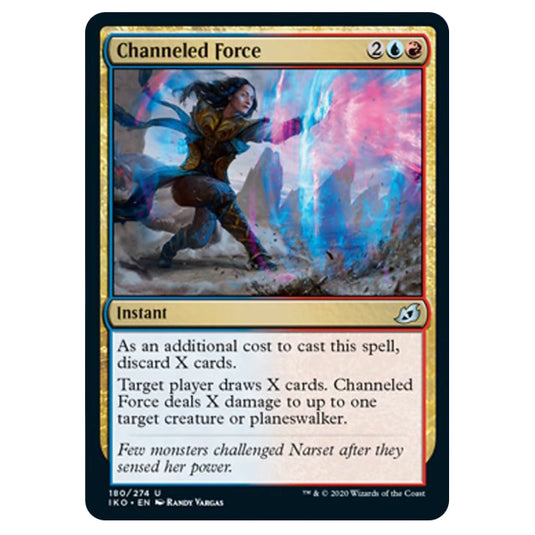 Magic The Gathering - Ikoria Lair of Behemoths - Channeled Force - 180/274