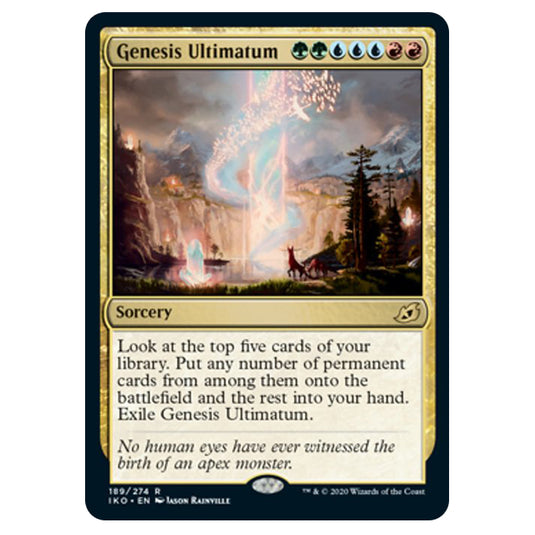Magic The Gathering - Ikoria Lair of Behemoths - Genesis Ultimatum - 1 Magic The Gathering - Ikoria Lair of Behemoths - Genesis Ultimatum - 1