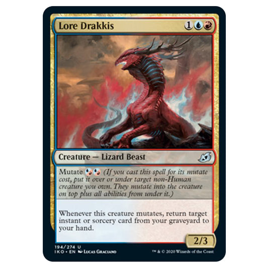 Magic The Gathering - Ikoria Lair of Behemoths - Lore Drakkis - 194/274