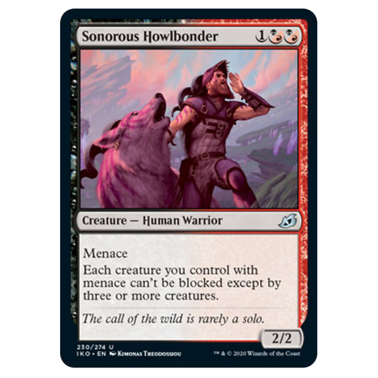 Magic The Gathering - Ikoria Lair of Behemoths - Sonorous Howlbonder - 230/274