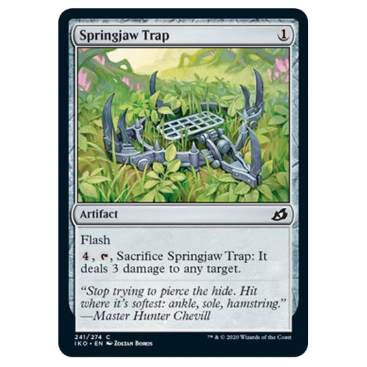 Magic The Gathering - Ikoria Lair of Behemoths - Springjaw Trap - 241/274