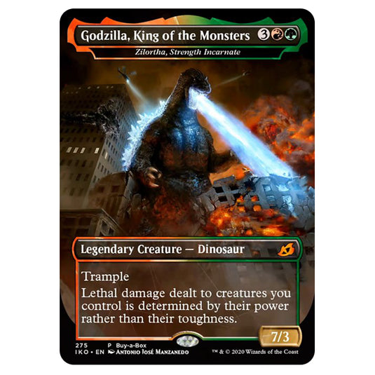 Magic The Gathering - Ikoria Lair of Behemoths - Godzilla, King of the Monsters - Zilortha, Strength Incarnate - 275/274