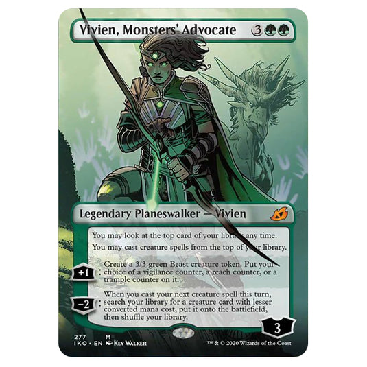 Magic The Gathering - Ikoria Lair of Behemoths - Vivien, Monsters' Advocate - 277/274