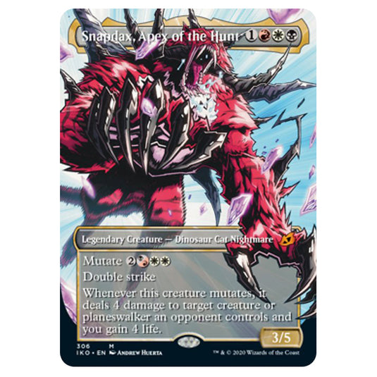 Magic The Gathering - Ikoria Lair of Behemoths - Snapdax, Apex of the Hunt - 306/274