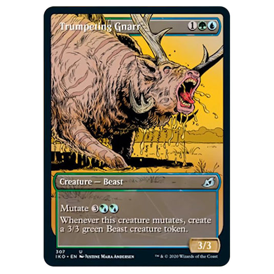 Magic The Gathering - Ikoria Lair of Behemoths - Trumpeting Gnarr - 307/274