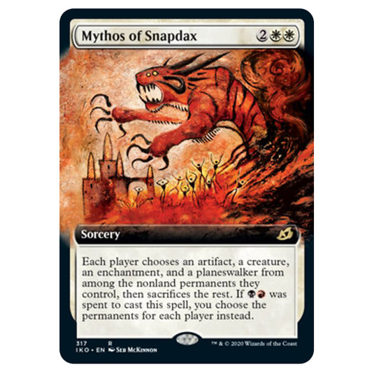 Magic The Gathering - Ikoria Lair of Behemoths - Mythos of Snapdax - 317/274