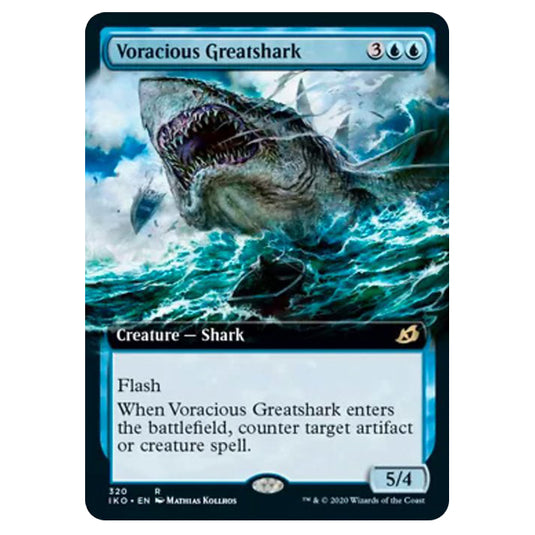 Magic The Gathering - Ikoria Lair of Behemoths - Voracious Greatshark - 320/274