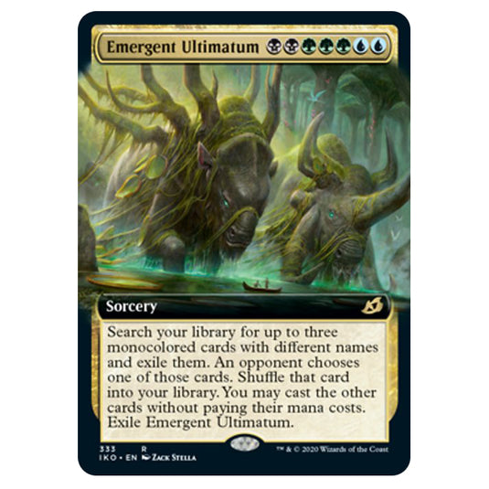 MTG EMERGENT ULTIMATUM EXC - ULTIMATUM INATTESO - IKO - MAGIC MTG EMERGENT ULTIMATUM EXC - ULTIMATUM INATTESO - IKO - MAGIC