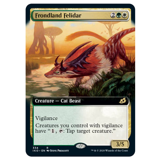 Magic The Gathering - Ikoria Lair of Behemoths - Frondland Felidar - 334/274