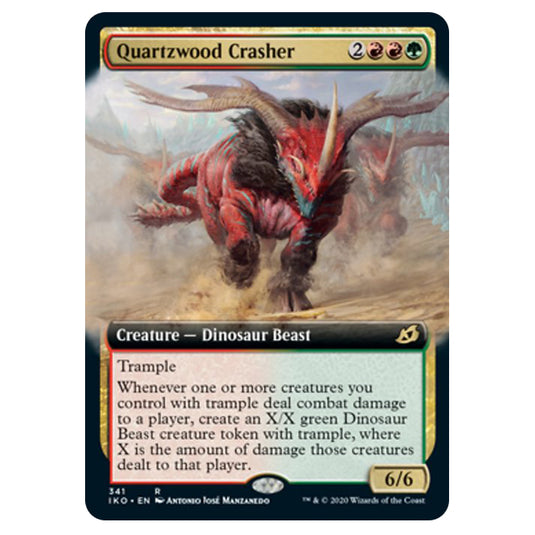 Magic The Gathering - Ikoria Lair of Behemoths - Quartzwood Crasher - 341/274