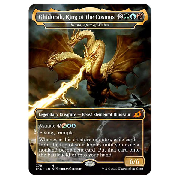 Magic The Gathering - Ikoria Lair of Behemoths - Ghidorah, King of the Magic The Gathering - Ikoria Lair of Behemoths - Ghidorah, King of the