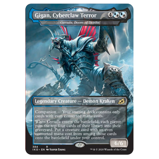 Magic The Gathering - Ikoria Lair of Behemoths - Gigan, Cyberclaw Terror - Gyruda, Doom of Depths - 384/274