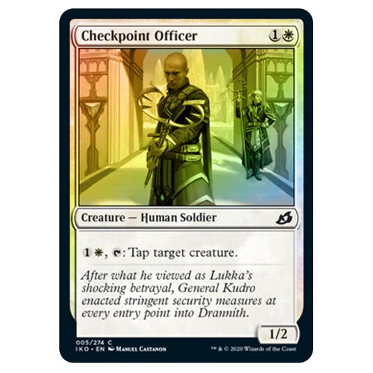 Magic The Gathering - Ikoria Lair of Behemoths - Checkpoint Officer - 5/274 (Foil)