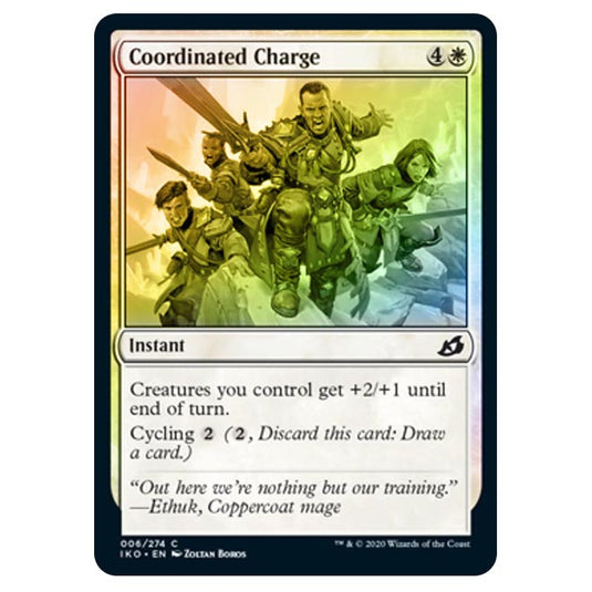 Magic The Gathering - Ikoria Lair of Behemoths - Coordinated Charge - 6/274 (Foil)