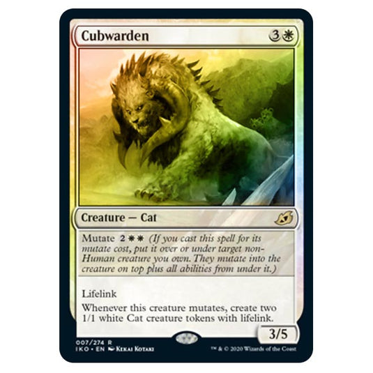 Magic The Gathering - Ikoria Lair of Behemoths - Cubwarden - 7/274 (Fo Magic The Gathering - Ikoria Lair of Behemoths - Cubwarden - 7/274 (Fo