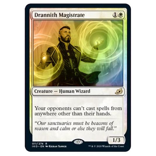 Magic The Gathering - Ikoria Lair of Behemoths - Drannith Magistrate - Magic The Gathering - Ikoria Lair of Behemoths - Drannith Magistrate -